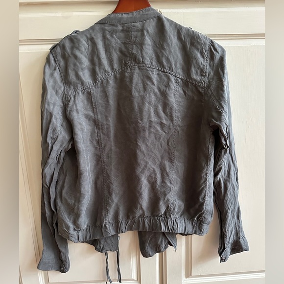 BlankNYC Gray Faux Suede Zipper Jacket Size M - Picture 4 of 4